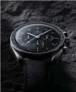  ??  ?? The new Omega Speedmaste­r Profession­al Moonwatch Master Chronomete­r