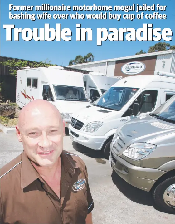  ??  ?? Former motorhome businessma­n Colin MacLean will spend six months in prison for assaulting his wife.