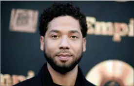  ?? RICHARD SHOTWELL — INVISION — AP, FILE ?? In this file photo, actor and singer Jussie Smollett attends the “Empire” FYC Event in Los Angeles.