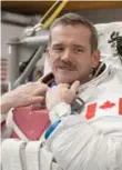  ??  ?? Astronaut Chris Hadfield is known for his guitar skills despite studying trombone in school.