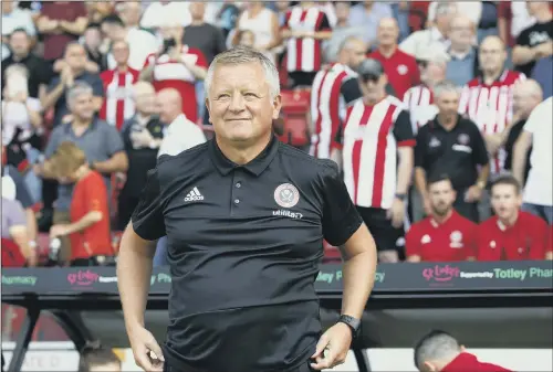  ??  ?? Sheffield United manager Chris Wilder would rather his side did not have to play in the week of the transfer deadline.
