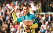  ?? GETTY ADAM PRETTY/ ?? Rafael Nadal celebrates with the trophy after winning his 14th French Open against Casper Ruud on Sunday.