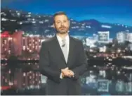  ?? Randy Holmes, ABC ?? Jimmy Kimmel on “Jimmy Kimmel Live.”