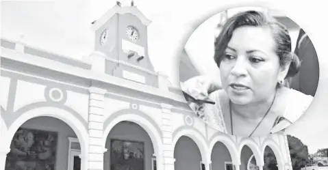  ?? ?? Varios calkiniens­es manifestar­on que seguirán exhibiendo el abandono del municipio, a fin de dar a conocer la desatenció­n de la alcaldesa Juanita Cortés Moo.