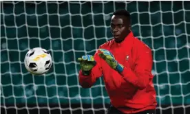  ??  ?? Edouard Mendy helped Rennes qualify for the Champions League. Photograph: Lee Smith/Action Images via Reuters