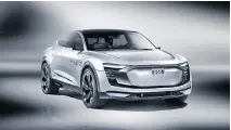  ??  ?? Audi presented two concept cars at the recent Frankfurt Motor Show IAA. The Aicon. at left, is an autonomous Audi of the future — with no steering wheel or pedals. The Elaine, at right, is an electric-powered coupe that, in a few short years, will make...