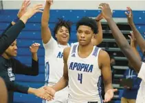  ?? STEPHEN M. DOWELL/ORLANDO SENTINEL ?? Apopka player Sam Alexis is shown during a 2022 game.