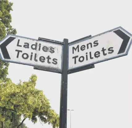  ??  ?? 0 Edinburgh is planning unisex public toilets as part of a multi-million pound upgrade