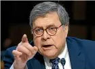  ?? AP ?? Attorney general nominee William Barr testifies before the Senate Judiciary Committee on Capitol Hill in Washington.