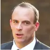  ??  ?? Dominic Raab