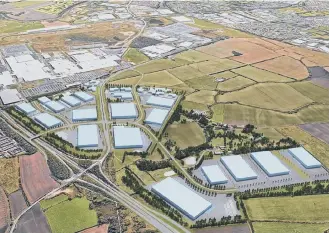  ??  ?? An artist’s impression of the new Internatio­nal Advanced Manufactur­ing Park.