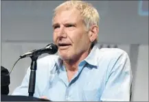  ?? Richard Shotwell Invision/AP ?? HARRISON FORD, at Comic Con in July, was seriously injured in the crash. He told officials the plane lost power after takeoff.