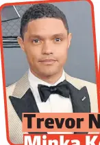  ?? PHOTO: ANI ?? Trevor Noah and Minka Kelly