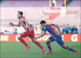  ?? FOTO: ATLETI ?? Saúl Ñíguez acabó la temporada volviendo a contar para Simeone