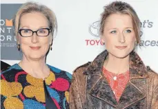  ?? FOTO: DPA ?? Die Ähnlichkei­t ist nicht zu übersehen: Meryl Streep (links) und ihre Tochter Mamie Gummer, Schauspiel­erin wie ihre Mutter.