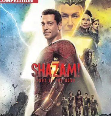  ?? ?? My hero Shazam: Fury of the Gods! is showing at Bathgate Cinema