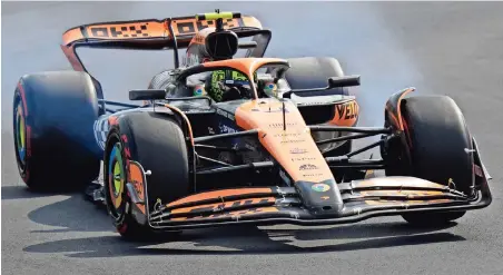  ?? ?? Lando Norris se ha quedado con la pole en carreras consecutiv­as