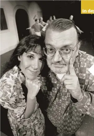  ?? SUN-TIMES FILE PHOTOS ?? Halpern and the late Del Close. She famously helped him get his life together after he kicked drugs and booze. The pair went on to write a book about improv, “Truth in Comedy.”