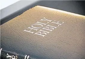  ??  ?? Many Christians use the Bible as the authority to the fight against abortion, but the topic is not specifical­ly mentioned therein.