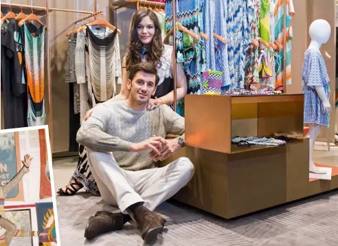  ??  ?? LIFE IN COLOUR FROM TOP: TERESA AND OTTAVIO JR IN THEIR ELEMENTS STORE IN HONG KONG; VITTORIO’S THREE SONS IN THE 2010 ADVERTISIN­G CAMPAIGN FOCUSED ON THE FAMILY; TERESA AND HER GRANDFATHE­R, OTTAVIO SR, ALSO FROM THE CAMPAIGN; A LOOK FROM THE SPRING/...