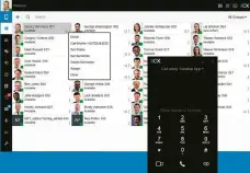  ??  ?? ABOVE 3CX offers a consistent and intuitive interface on every platform