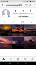  ??  ?? Ein Markenzeic­hen von Instagram ist das quadratisc­he Fotoformat im Profil.
