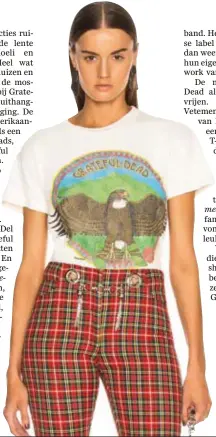  ?? © rr ?? Een vintage bandshirt van Grateful Dead is romantisch, optimistis­ch én humoristis­ch.