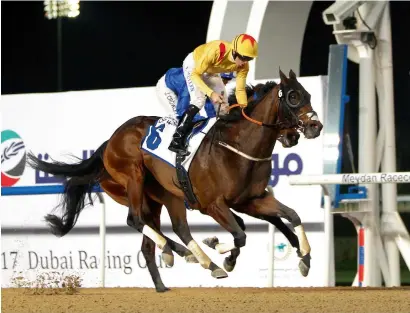  ?? KT file ?? Jockey Richard Mullen tasted more success in Abu Dhabi on Sunday night after a double at the Medyan on Saturday. —