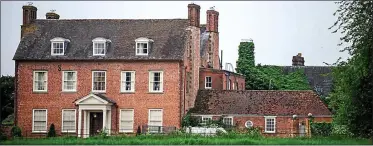  ??  ?? FAMILY ASSETS: Housing Secretary Robert Jenrick’s grand country manor house north of Hereford