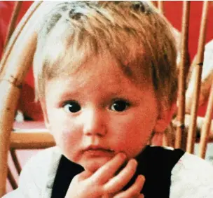  ??  ?? MYSTERY Ben Needham disappeare­d in 1991 and is presumed to be dead