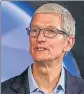  ??  ?? Tim Cook, CEO, Apple.