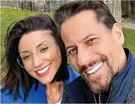  ?? ?? Living together: Ioan Gruffudd with his girlfriend Bianca Wallace
