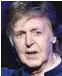  ??  ?? Paul McCartney