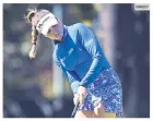  ?? IMAGO7 ?? SUBE. Gaby López está tras los pasos de Lorena Ochoa y ha conseguido éxito al coronarse en dos ocasiones en la LPGA.