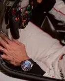  ??  ?? Timo Bernhard wore this Superfast Power Control Porsche 919 HF Edition watch during the record-breaking lap.