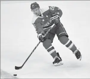  ?? The Associated Press ?? CHANGING PLACES: Defenseman Kevin Shattenkir­k, shown here playing for the Washington Capitals in March, agreed to a four-year, $26.6 million contract with the New York Rangers Saturday. Shattenkir­k was considered the top free agent on the market.