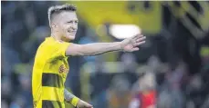  ?? FOTO: DPA ?? Marco Reus wird auf jeden Fall gegen den VfB im Kader stehen.