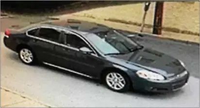  ?? SUBMITTED PHOTO ?? Police in Upper Darby believe two women wanted in a string of armed robberies may be traveling in this car.