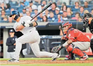  ??  ?? INSPIRADO. Gleyber Torres es el novato con mejor promedio al bate de la temporada por ahora.