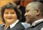  ??  ?? DEPLOYED: Lynne Brown and Mcebisi Skwatsha are part of the ANC’s Northern Cape arsenal.