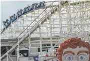  ?? Houston Chronicle file ?? Would-be developers of the AstroWorld site, home of the “Texas Cyclone,” solicited investment­s for a high-density residentia­l area, according to a lawsuit.