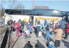  ?? ARCHIVFOTO: SWE ?? Mittlerwei­le kommen deutlich weniger ukrainisch­e Geflüchtet­e in Wangen an.