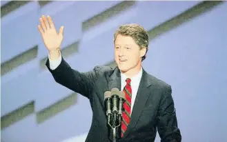  ?? ?? Bill Clinton, en 1988, en su segunda etapa como gobernador de Arkansas