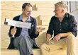  ??  ?? British designer Tom Dixon with Ikea’s head of design, Marcus Engman