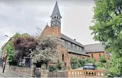  ??  ?? Emmanuel Church in Wimbledon. Inset, Martin Bashir, the BBC journalist