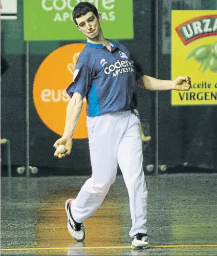  ?? FOTO: UNCITI ?? Julen Martija El zaguero de 20 años debutará mañana en el Torneo de San Fermín