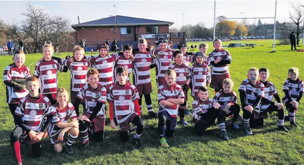  ??  ?? Rochdale under 11s ahead of their match against Huddersfie­ld at the weekend