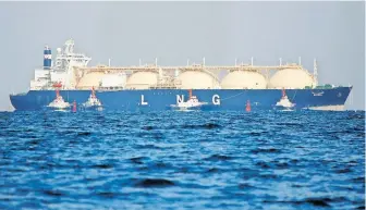  ?? [Reuters/Issei Kato] ?? Im Zuge der Gaskrise zeigte sich, dass vergleichb­are LNG-Daten fehlen.