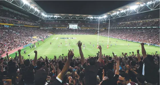  ??  ?? Suncorp Stadium in Brisbane will host the 2021 NRL grand final on November 3 in a win for rugby league fans in Queensland. Picture: NRL Photos