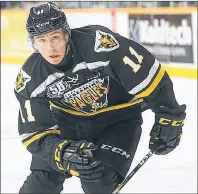  ?? CONTRIBUTE­D/VAUGHAN MERCHANT ?? Alex Drover of the Cape Breton Screaming Eagles was drafted 10th overall by the local Quebec Major Junior Hockey League team in June. Drover is currently adjusting to the pace of the league and has one goal and six points in 11 games.